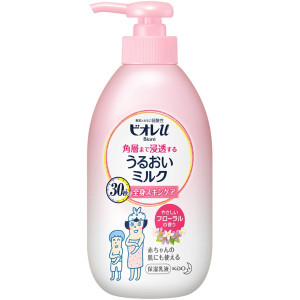 비오레 u 각질층까지 스며드는 촉촉한 밀크 부드러운 보습 유액 플로럴 향 300ml