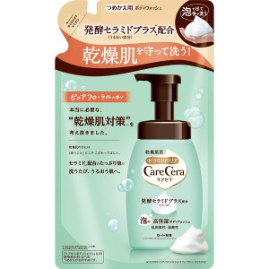 케아세라 거품의 고보습 바디워시 퓨어 플로럴향 리필 385mL