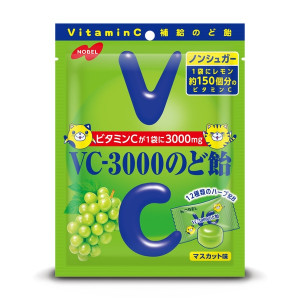 노벨 VC-3000 목캔디 청포도맛 90g