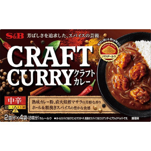 S&B식품 CRAFT CURRY 중간 매운맛 136.8g