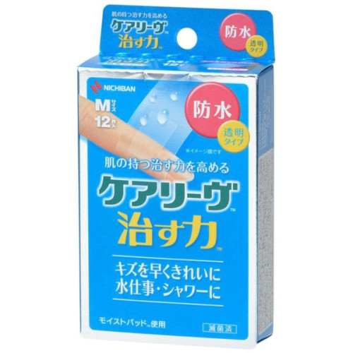 니치반 케어리브 치유의 힘 방수타입 M사이즈 25mm×70mm 12매입 CNB12M