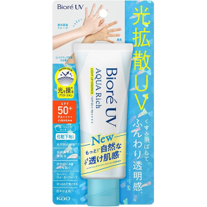 Biore 비오레 UV 아쿠아 리치 라이트업 에센스 70g SPF50+/PA ++++