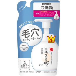나메라카혼포 사나 두유 이소플라본 약용 거품 세안제 리필 180ml