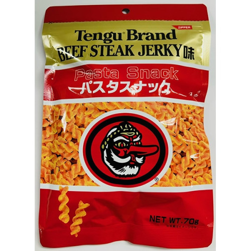 산슈제과 비프 스테이크 저키맛 파스타 스낵 70g