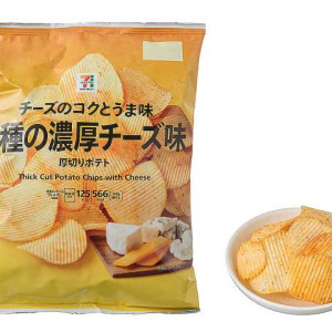세븐일레븐 프리미엄 두꺼운 감자 4종류의 진한 치즈 맛