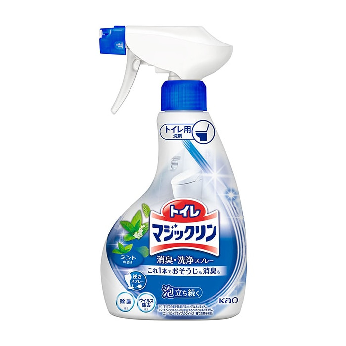 화장실 매직크린 탈취세정 스프레이 민트 본체 350ml