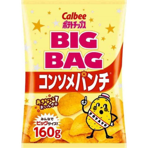 카루비 빅백 포테이토칩 콘소메 펀치 160g