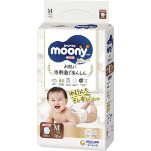 유니참 무니맨 내추럴 느슨한 변 누수 안심 팬츠 M 46매
