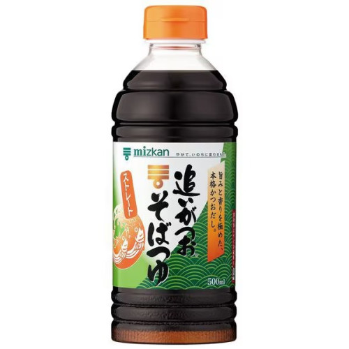 미츠칸 추가 가쓰오 소바쯔유 스트레이트 500ml