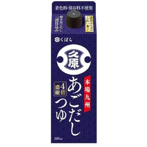 쿠바라 아고다시쯔유 500ml (4배 농축)