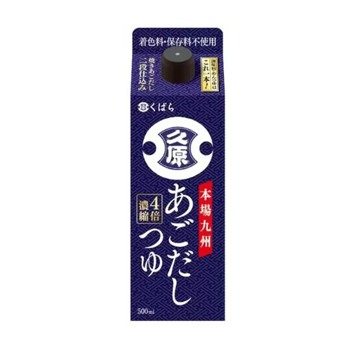 쿠바라 아고다시쯔유 500ml (4배 농축)