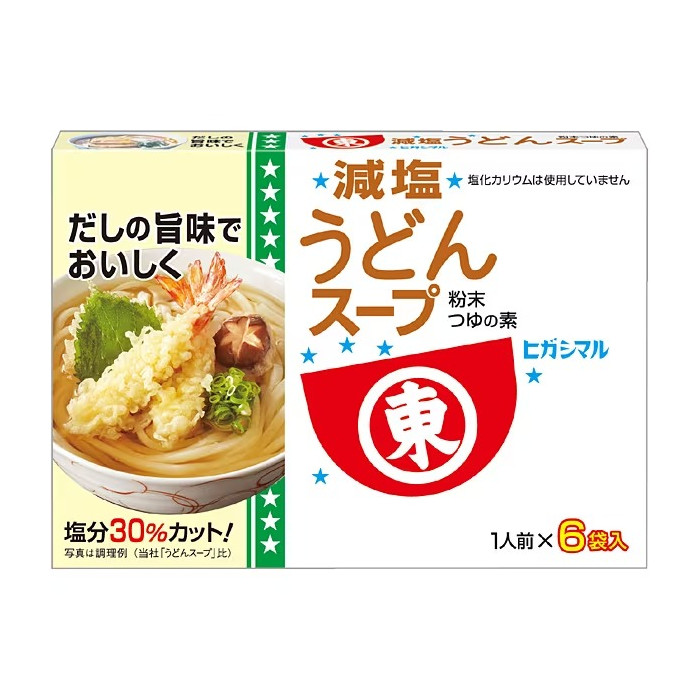 히가시마루 저염 우동 스프 6봉