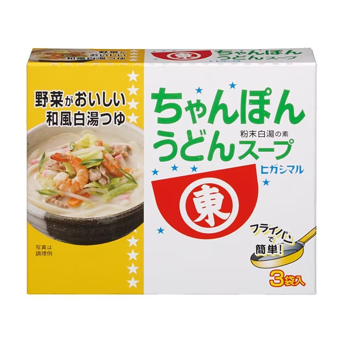히가시마루 짬뽕 우동 스프 3봉 (14g×3봉)