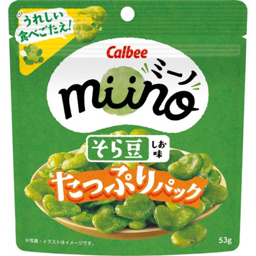 카루비 miino 누에콩 소금맛 넉넉한 팩 53g