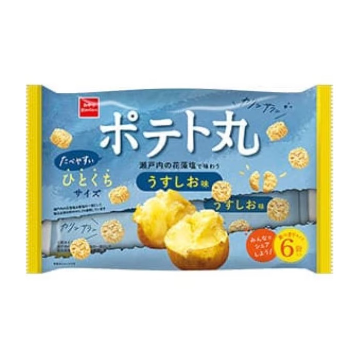 오야츠컴퍼니 포테토마루 옅은 소금맛 6봉입 108g