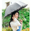 Rose Blanc 100% 차광 로사블랑 쇼트 프릴 덩거리 2f1-d 고급 양산