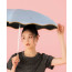 Wpc. 차광 웨이브 파이핑 파라솔 미니 양산
