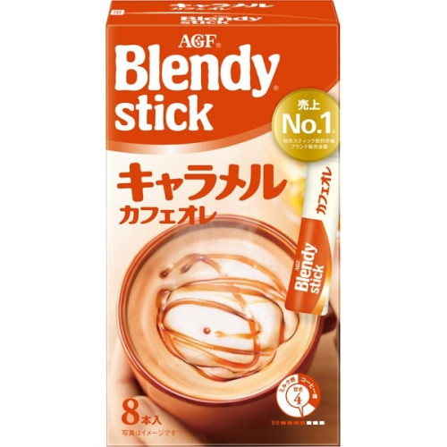 AGF 블렌디 스틱 카페오레 카레멜 카페오레 8개입