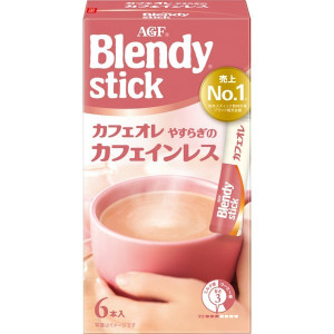 AGF 블렌디 스틱 카페오레  편안한 카페인리스 6개입