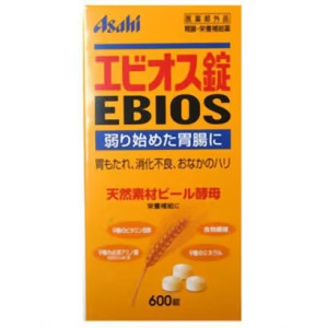 아사히 그룹 푸드 앤 헬스케어의 에비오스 정 600정
