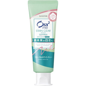 썬스타 Ora2 me 스테인 클리어 치약 마일드 프롤라 화이티 125g