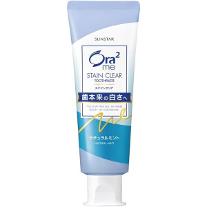 썬스타 Ora2 me 스테인 클리어 치약 내츄럴 민트 130g