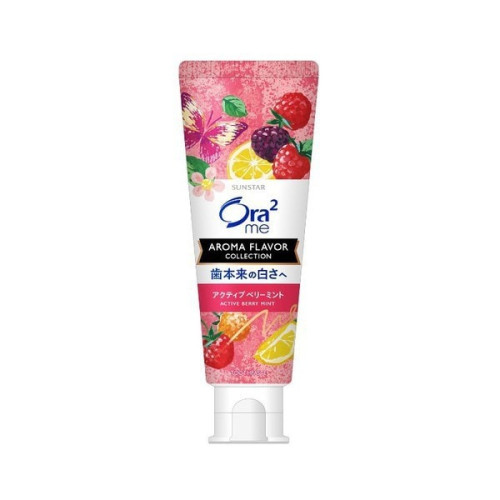 썬스타 Ora2 me 아로마 플레이버 치약 액티브 베리 민트 130g