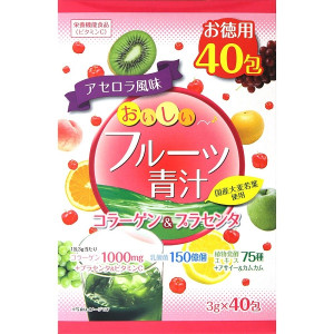 맛있는 과일 청즙 콜라겐＆플라센타 40포 120g