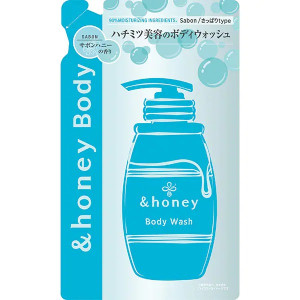 &honey 사봉 클리어 젤 바디워시 리필 440mL