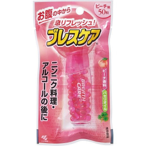 코바야시제약 브레스케어 복숭아 50정