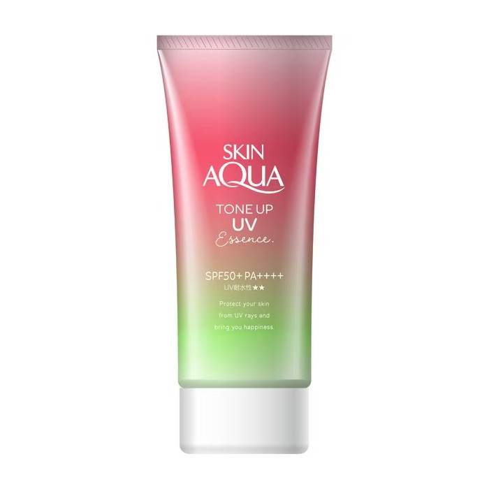 스킨아쿠아 톤업 UV 에센스 하피네스 오라 80g SPF50＋/PA＋＋＋＋ (로즈 컬러, 톤업, 하피네스 오라 향)