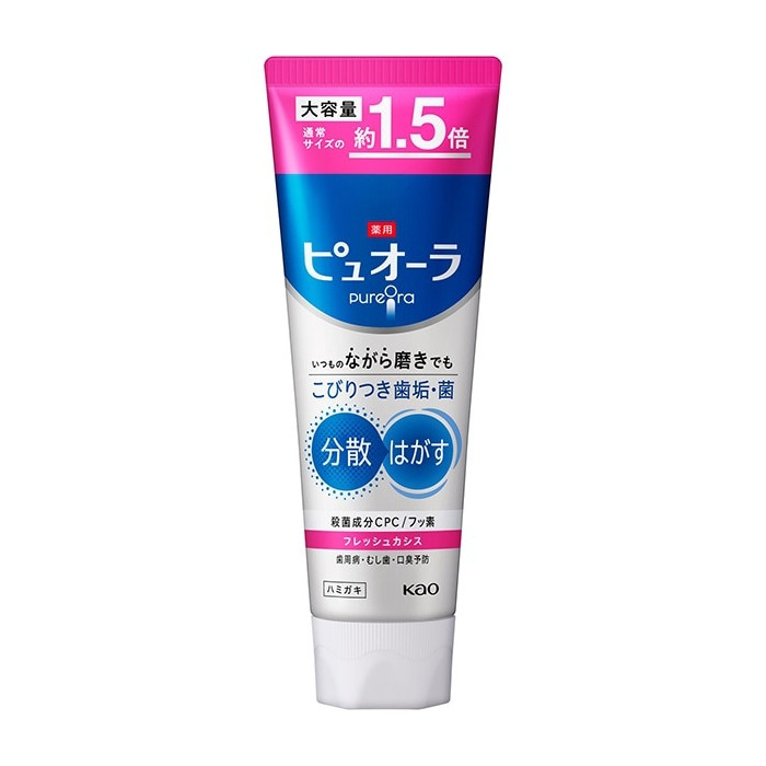퓨오라 약용 치약 프레시 카시스 대용량 170g