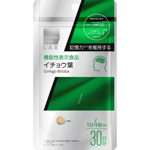 matsukiyo LAB 은행나뭇잎 기능성 건강기능식품 120정