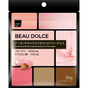 matsukiyo BEAU DOLCE 아몬드 캐러멜라이즈 스트로베리초콜릿 35g