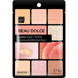 마츠키요 BEAU DOLCE 가바 함유 복숭아 맛 구미 37.5g